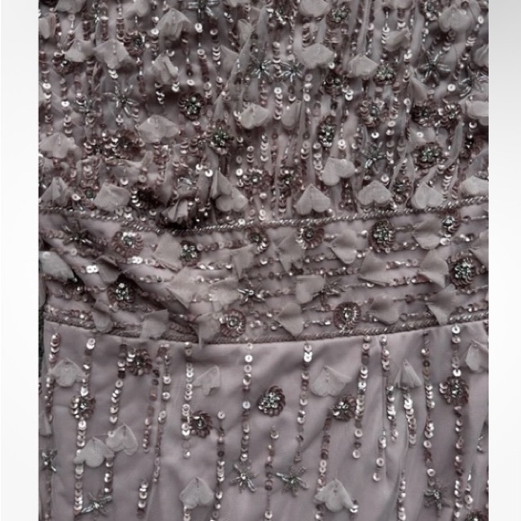 Mac Duggal Pink Embellished Midi Dress - Picture 5 of 7